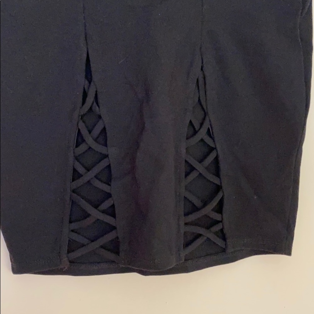 NWT Charlotte Russe black pencil skirt